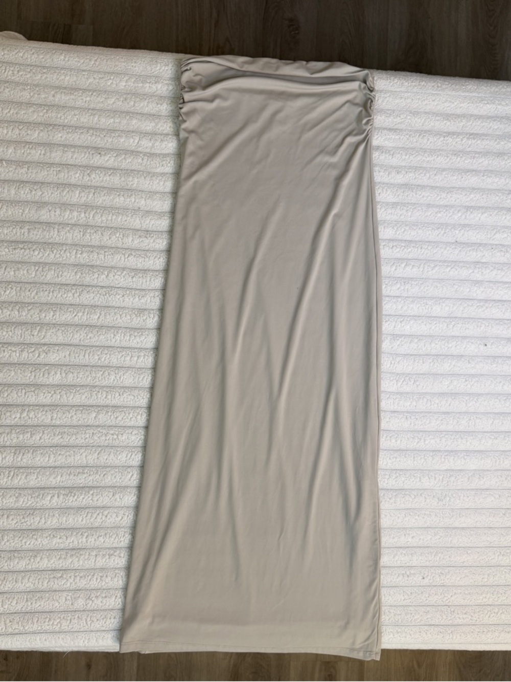 House of Harlow 1960 Light Gray Tube Maxi Dress